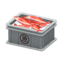 Fish container Sakana (Fish) Label Gray