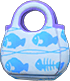 Animal Crossing Fish-print eco bag Image