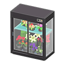 Animal Crossing Flower display case|Black Image