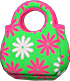 Animal Crossing Flower-print eco bag Image