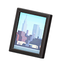 Animal Crossing Framed photo|Cityscape photo Variation Black Image