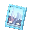 Framed photo Cityscape photo Variation Blue