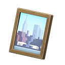 Framed photo Cityscape photo Variation Brown