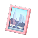 Framed photo Cityscape photo Variation Pink
