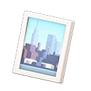 Framed photo Cityscape photo Variation White