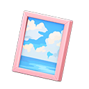 Framed photo Ocean photo Variation Pink