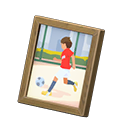 Framed photo Sports photo Variation Brown