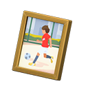 Framed photo Sports photo Variation Gold