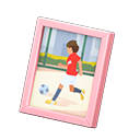 Framed photo Sports photo Variation Pink