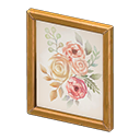 Framed poster Flowers Poster design Brown