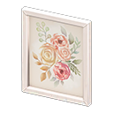 Framed poster Flowers Poster design White