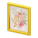 Framed poster Flowers Poster design Yellow