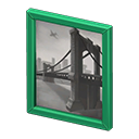 Framed poster Photo Poster design Green