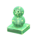 Frozen mini snowperson Ice green