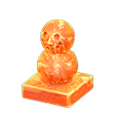 Frozen mini snowperson Ice orange