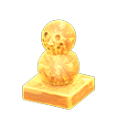 Frozen mini snowperson Ice yellow