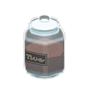 Animal Crossing Glass jar|Black label Label Coffee beans Image