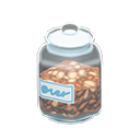 Glass jar White label Label Nuts
