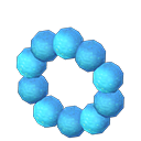 Animal Crossing Glowing-moss wreath|Blue Image
