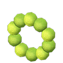 Glowing-moss wreath Green