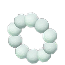 Glowing-moss wreath White