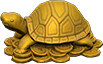 Animal Crossing Gold turtle figurine Image