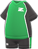 Animal Crossing Green athletic outfit Image