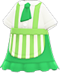 Animal Crossing Green café-uniform dress Image