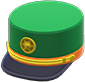 Green conductor's cap