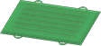 Green exercise mat