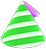Animal Crossing Green tiny party cap Image