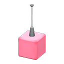 Hanging cube light Pink Color