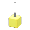 Hanging cube light Yellow Color