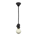 Animal Crossing Hanging lightbulb|Black Image