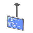 Hanging monitor Error screen Display Silver