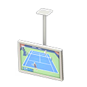 Hanging monitor Sports broadcast Display White