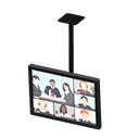 Hanging monitor Video meeting Display Black
