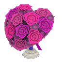 Heart-Shaped Bouquet Purple