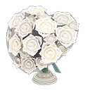 Heart-Shaped Bouquet White