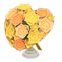 Heart-Shaped Bouquet Yellow