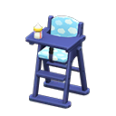 High chair Blue Fabric Blue