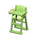 High chair Green Fabric Green