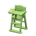 High chair None Fabric Green