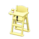 High chair None Fabric Yellow