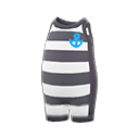 Animal Crossing Horizontal-Striped Wet Suit|Black Image
