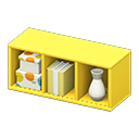 Horizontal organizer Colorful citrus Stored-item design Yellow