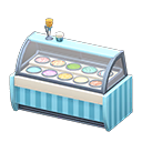 Animal Crossing Ice-cream display|Blue stripes Image