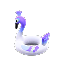 Inflatable bird ring Purple