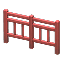 Iron fence   Red