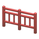 Iron fence   Red